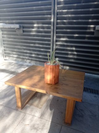 Jardinera madera y plástico interior/exterior