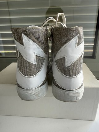 Zadig & Voltaire T.41 Piel y Tejido Reflectante (7