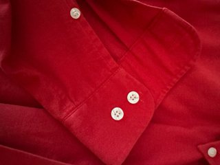 Camisa hombre Polo Ralph Lauren Roja 17 1/2
