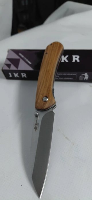Navaja de trabajo madera de cebrano