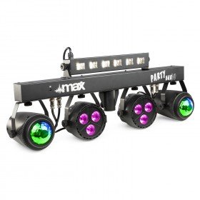 PartyBar10 Kit 2x Jelly Moon, 2xPAR y UV/Strobo