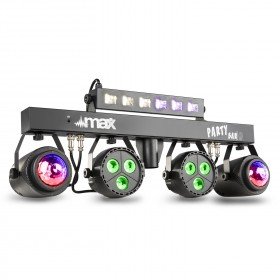 PartyBar10 Kit 2x Jelly Moon, 2xPAR y UV/Strobo