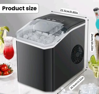 Macchina per il ghiaccio con 9 cubetti (piccoli o lunghi)