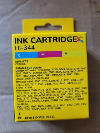 Cartucho Tinta HP HI-344 C M Y