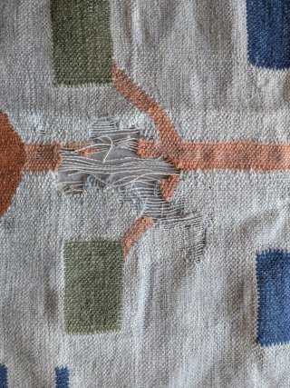Tappeto Kilim Etnico Boho Beige Multicolor