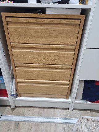 Cajonera de madera 4 cajones