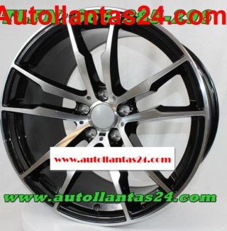 Pack 4 llantas para bmw x6 x5 vintage blac r331301