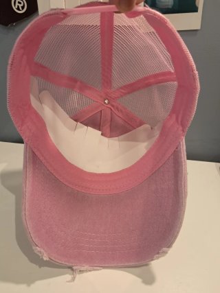 Gorra Von Dutch Rosa Desgastada