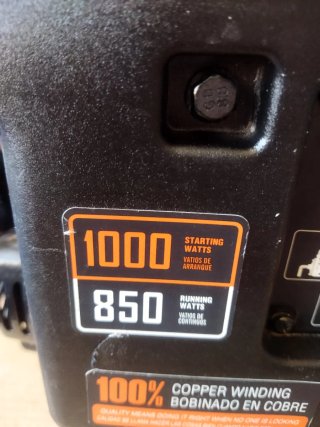 Generador Eléctrico 80CC 850W/1000W