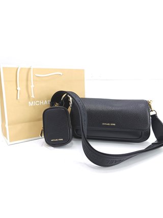 Bandolera Michael Kors Jet Set Travel Pouch Negra