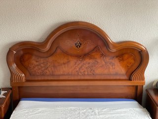 Conjunto Cama y Mesillas Madera