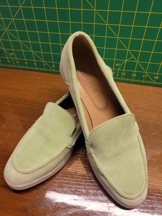 Zapatos Gaimo Ante Verde Talla 38.5