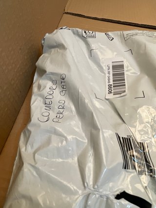 Comedero doble para perros/gatos de bambú