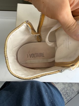 Zadig & Voltaire Piel Oro Microperf T.41 (7)