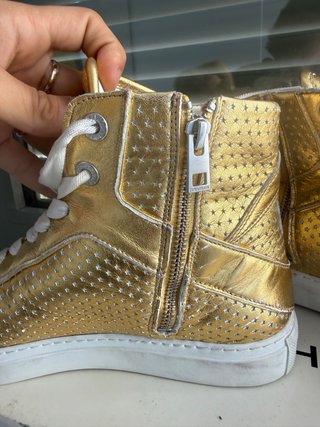 Zadig & Voltaire Piel Oro Microperf T.41 (7)