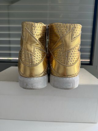 Zadig & Voltaire Piel Oro Microperf T.41 (7)