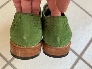 Zapatos caballero ante verde. T. 41,5