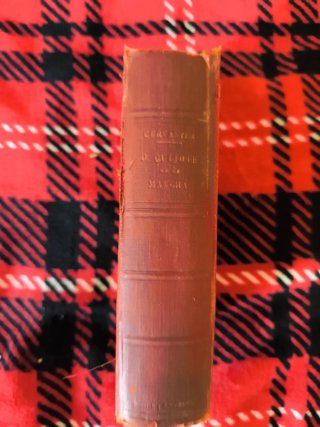 Libro antiguo don quijote de la mancha (año  1915)