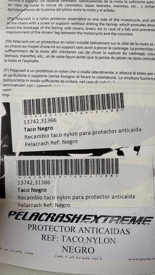 Recambio taco nylon PELACRASH