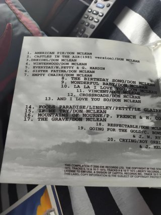 CD Don McLean - American Pie: The Greatest Hits