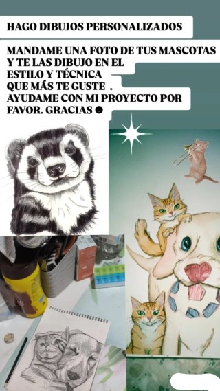 Vendo dibujos personalizados