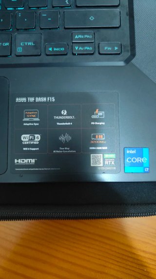 Portátil Gaming Asus TUF F15