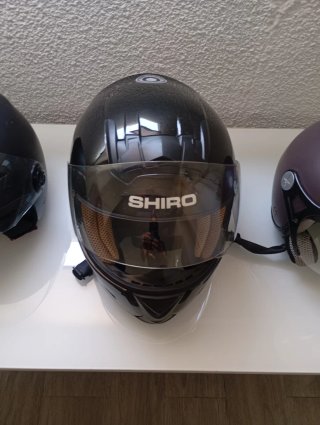 3 Cascos Moto Integrales y Abiertos