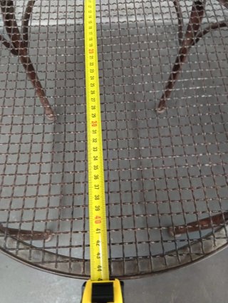 Silla de forja vintage para jardín