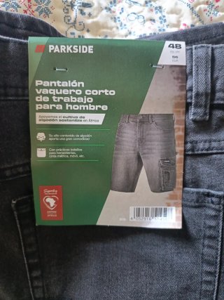 Pantalones vaqueros cortos de trabajo hombre 48