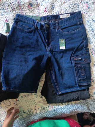 Pantalones vaqueros cortos de trabajo hombre 48