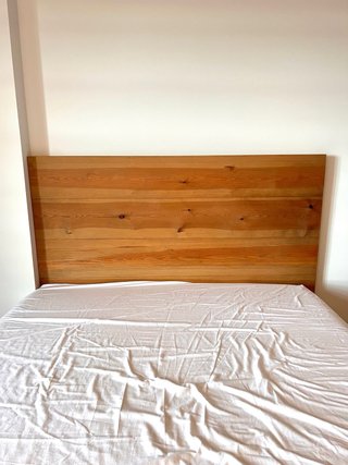Cabecero de madera maciza rústico