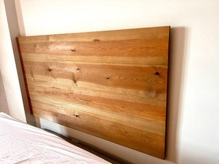 Cabecero de madera maciza rústico