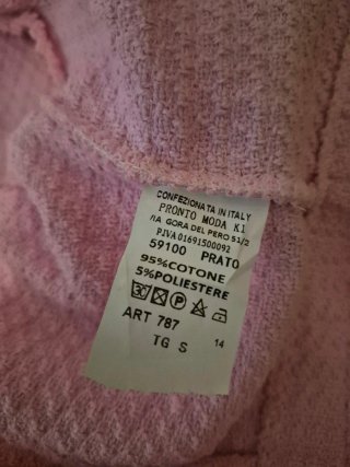 Giacca rosa corta