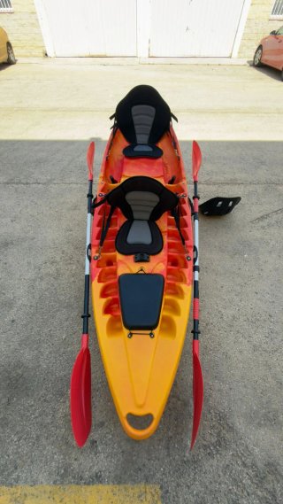 Kayak 2 personas con remos modelo goro