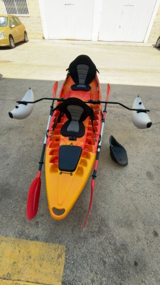 Kayak 2 personas con remos modelo goro