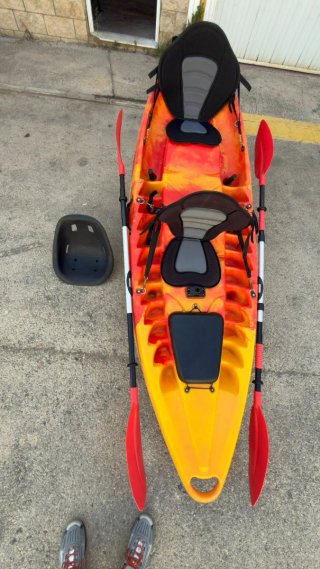 Kayak 2 personas con remos modelo goro