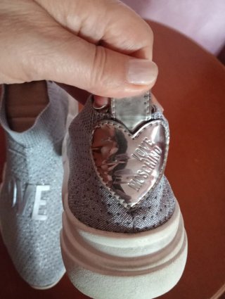 Scarpe Love Moschino donna silver