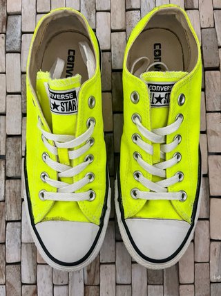 Converse Amarillas fluorescente Talla 39