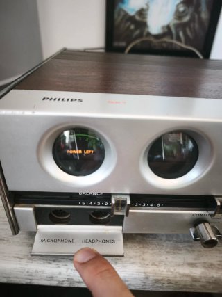 Amplificador Philips 521 Ojo de Pez 1972