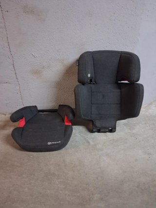 Silla - alzador de coche Kinderkraft gris
