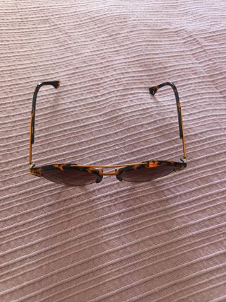 Gafas de sol mujer doradas y marrones