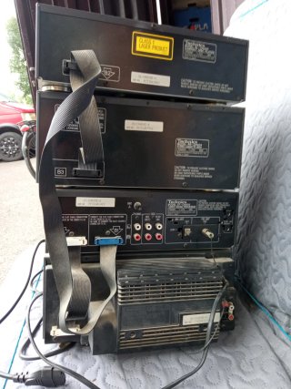Equipo de Sonido Technics Negro