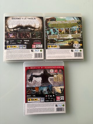 Lote 3 Juegos PS3: Hunted, Ratchet & Clank, Shadow