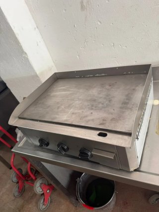 Plancha profesional acero inoxidable