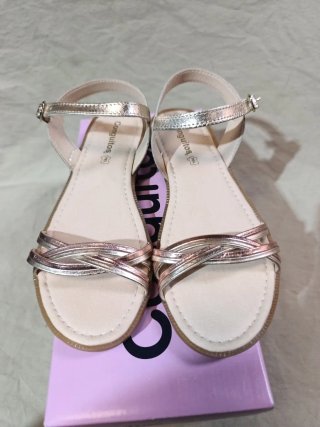 Sandalias Conguitos Talla 36 Doradas