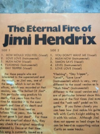 Vinilo Jimi Hendrix The Eternal Fire