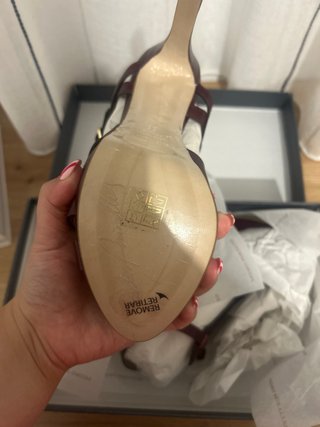 Pedro Miralles Zapatos Rojos Tacon Plataforma
