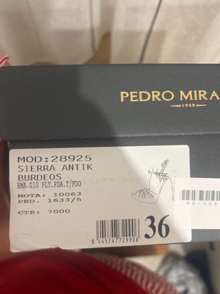 Pedro Miralles Zapatos Rojos Tacon Plataforma