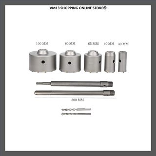KIT FRESE A TAZZA 9 PZ DA  30 40 65 80 100 MM