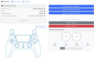 Mando PS5 Original- Joysticks JS13 Pro+ Anti-Drift